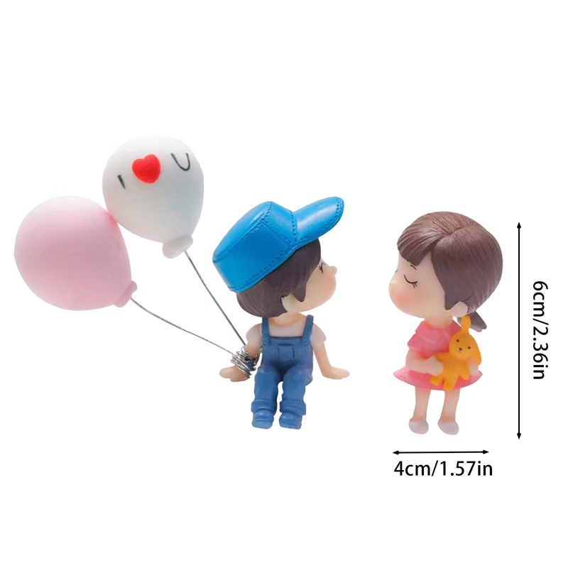 Búp Bê Cặp Đôi Hôn Nhau Dễ Thương Trang Trí Bảng Điều Khiển Xe Hơi / Văn Phòng