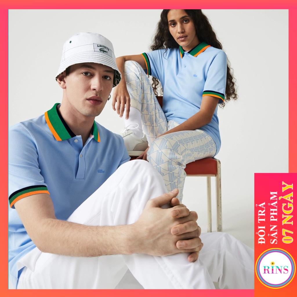 ÁO THUN CỔ TRỤ LACOSTE XANH BIỂN VNXK - COTTON CÁ SẤU 100%