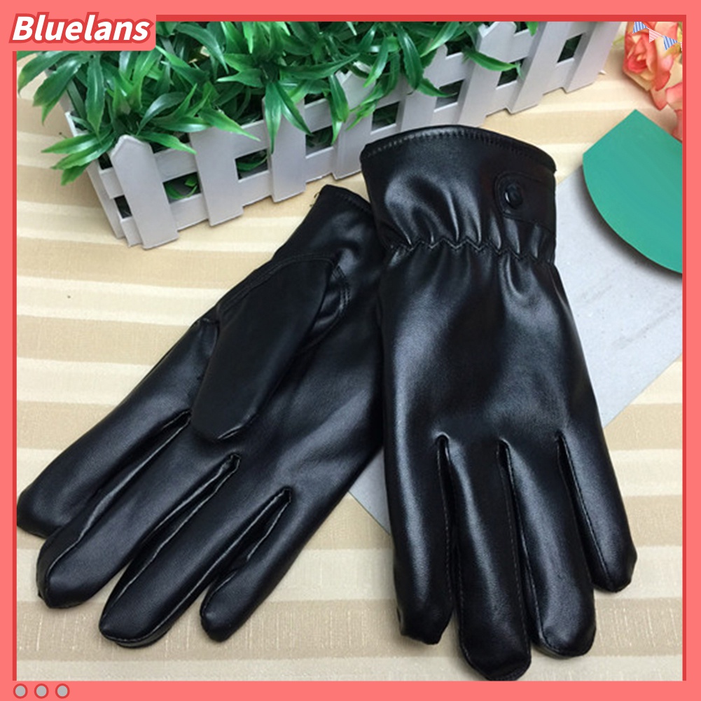 Găng Tay Giả Da Chống Gió 48h Có Thể Dùng Màn Hình Cảm Ứng Thời Trang Mùa Đông Cho Nam Nữ