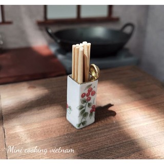 Ống Đũa Gốm Sứ Mini / Mini cooking vietna