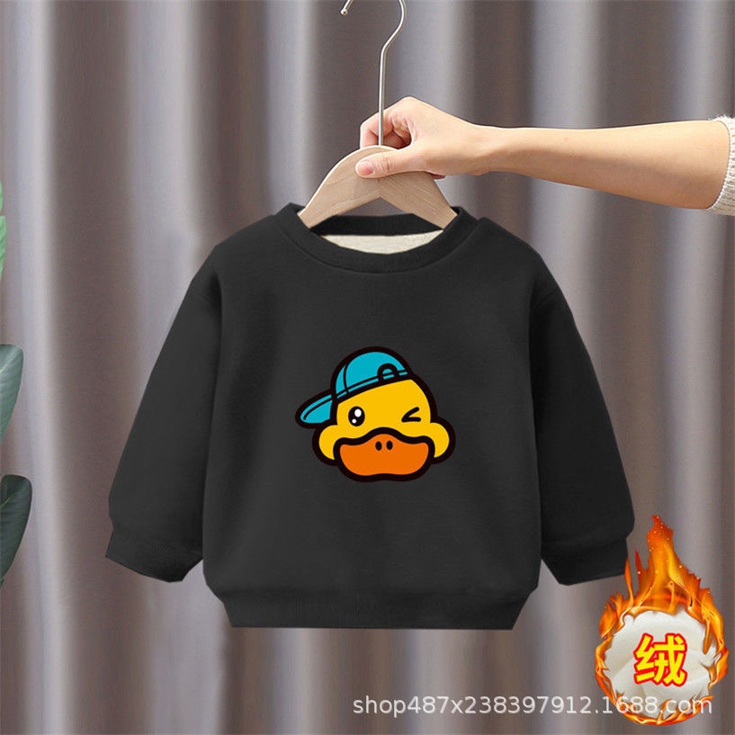 Áo nỉ cho bé trai bé gái in hình vịt