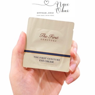 Kem dưỡng tái sinh da vùng mắt OHUI The First Geniture Eye Cream 1ml