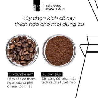 Combo 2 Gói Cà Phê Rang Xay Black'n Brown - Robusta & Arabica, Pha Phin, Vị Choco, Đậm Đà rang rang coffee 250gx2