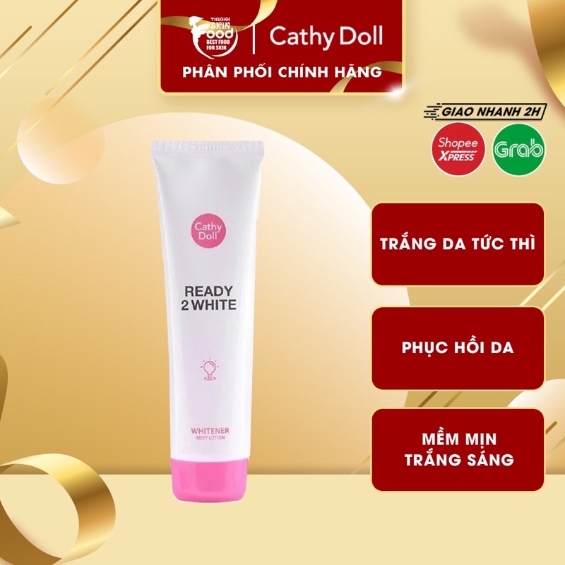 SỮA DƯỠNG THỂ TRẮNG DA CATHY DOLL READY2 WHITE