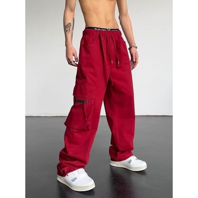 Quần Dài Thời Trang Phong Cách Hàn Quốc Dành Cho Nam Và quần jogger Nữ bigsize quần yếm nam quần dài ống rộng