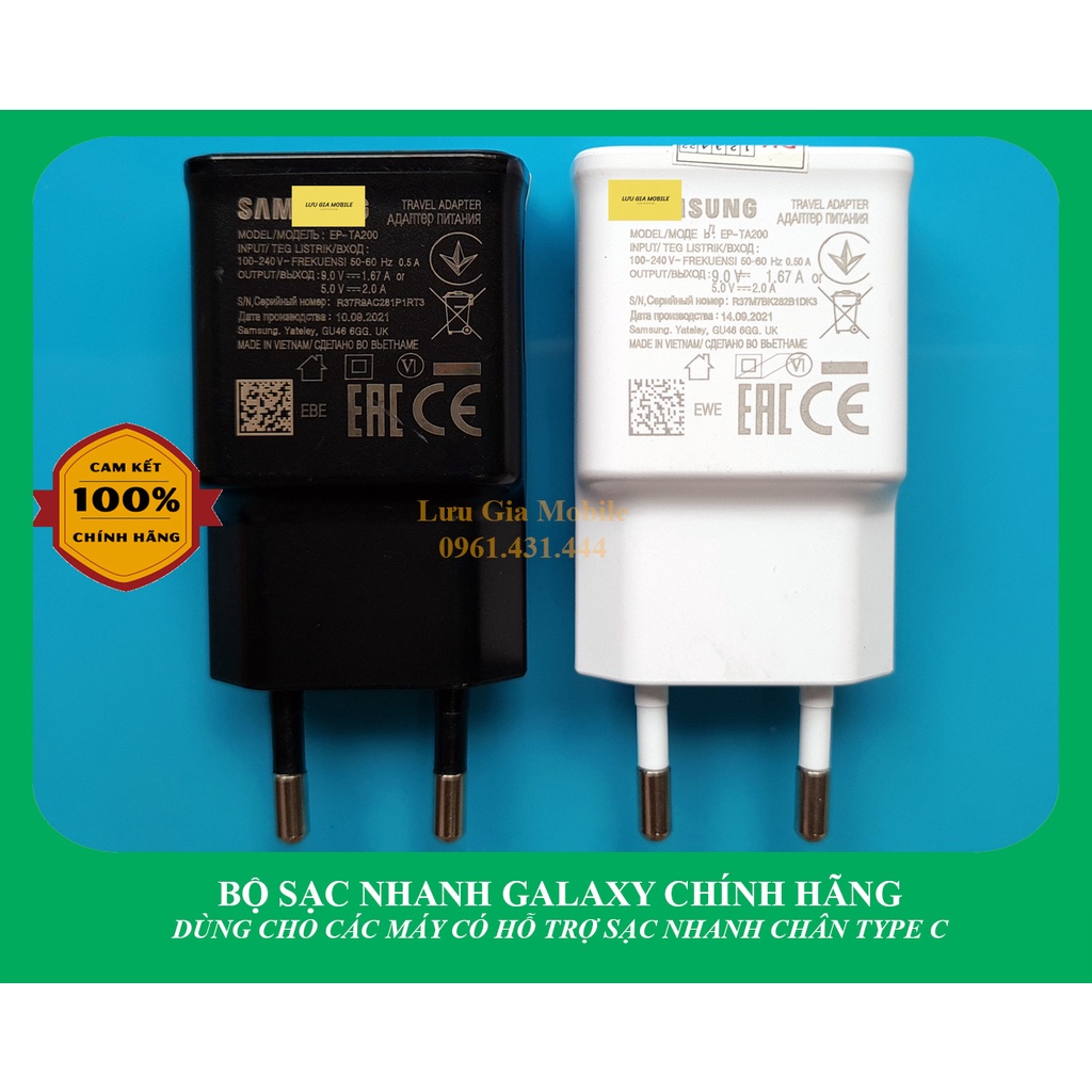 Bộ củ sạc nhanh Galaxy A50 chính hãng A505 | Cốc sạc Galaxy A50S công ty A507