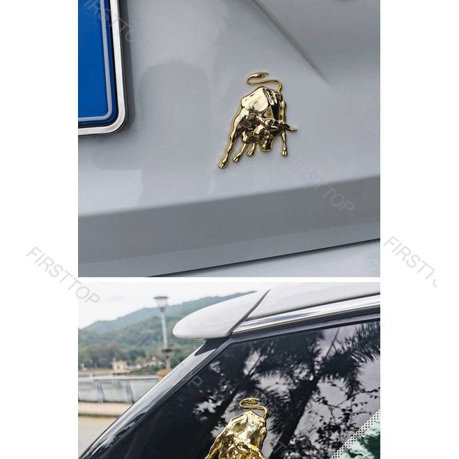 Miếng Dán Logo Lamborghini Bằng Kim Loại Trang Trí Xe Hơi