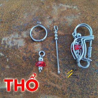 Móc khoá thủ công phong thủy mệnh THỔ