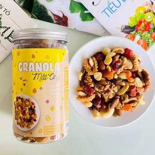 Ngũ cốc giảm cân  [GRANOLA SIÊU NHIỀU HẠT CAO CẤP] 90% hạt và trái cây sấy - Nhiều Macca | Ngũ cốc dinh dưỡng Pyky