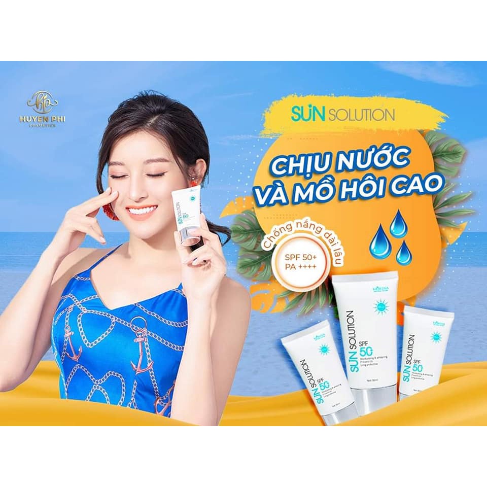 Kem chống nắng Huyền Phi Sun Solution Morena SPF 50+