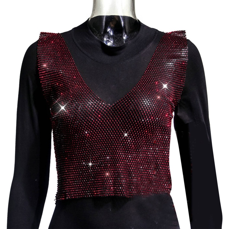 Brroa Phụ Kiện Dây Đeo Cơ Thể Dạng Chuỗi Lưới Rỗng Đính Đá Trang Sức Cho Bikini Dự Tiệc