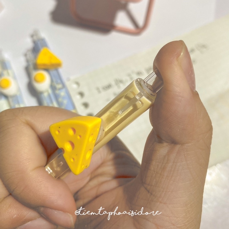 Bút bi gel bấm UMEI ngòi 0.5mm SEA SALT & CHEESE 🧀🍳🌈