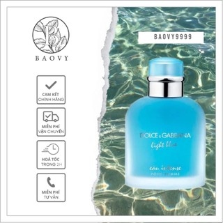 ✨ Nước Hoa Dolce & Gabbana Light Blue Eau Intense Pour Homme 10ml