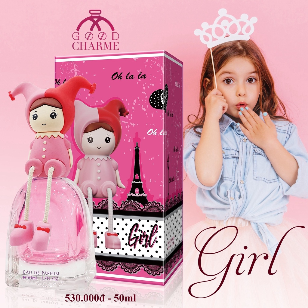 Nước hoa bé gái GIRL - NỮ TÍNH, NHẸ NHÀNG VÀ DỄ THƯƠNG .