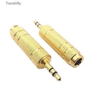 Mcehkf 6.35mm nữ cắm sang 3.5mm nam kết nối tai nghe khuếch đại bộ chuyển đổi âm thanh micro aux 6.3 3.5 mm chuyển đổi 3.5 sang 6.5 bộ chuyển đổi âm thanh mới
