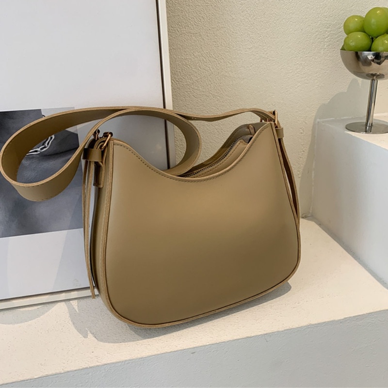 Túi Xách Tay / Đeo Vai Có Khóa Kéo Phong Cách Retro ONERI Thời Trang Cho Nữ