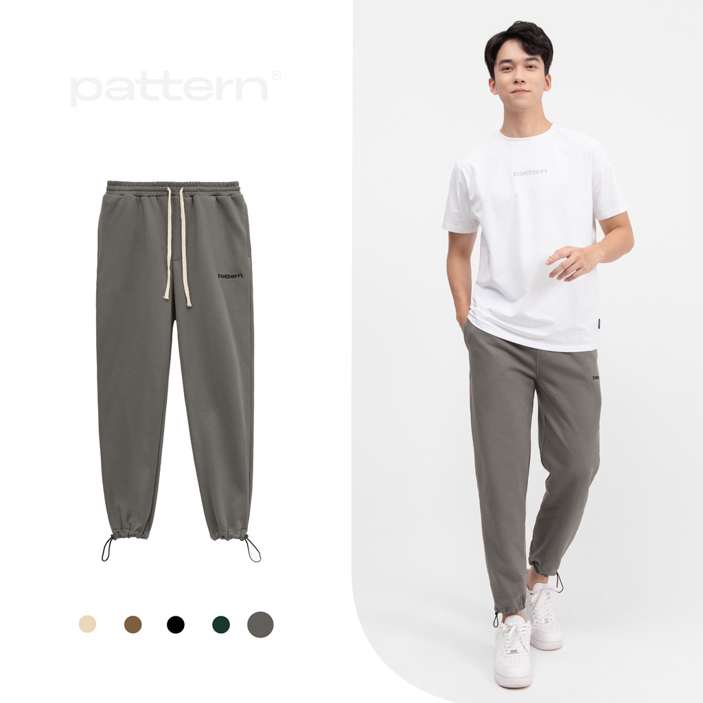 Quần dài Jogger nỉ PATTERN có dây rút gấu PQ013