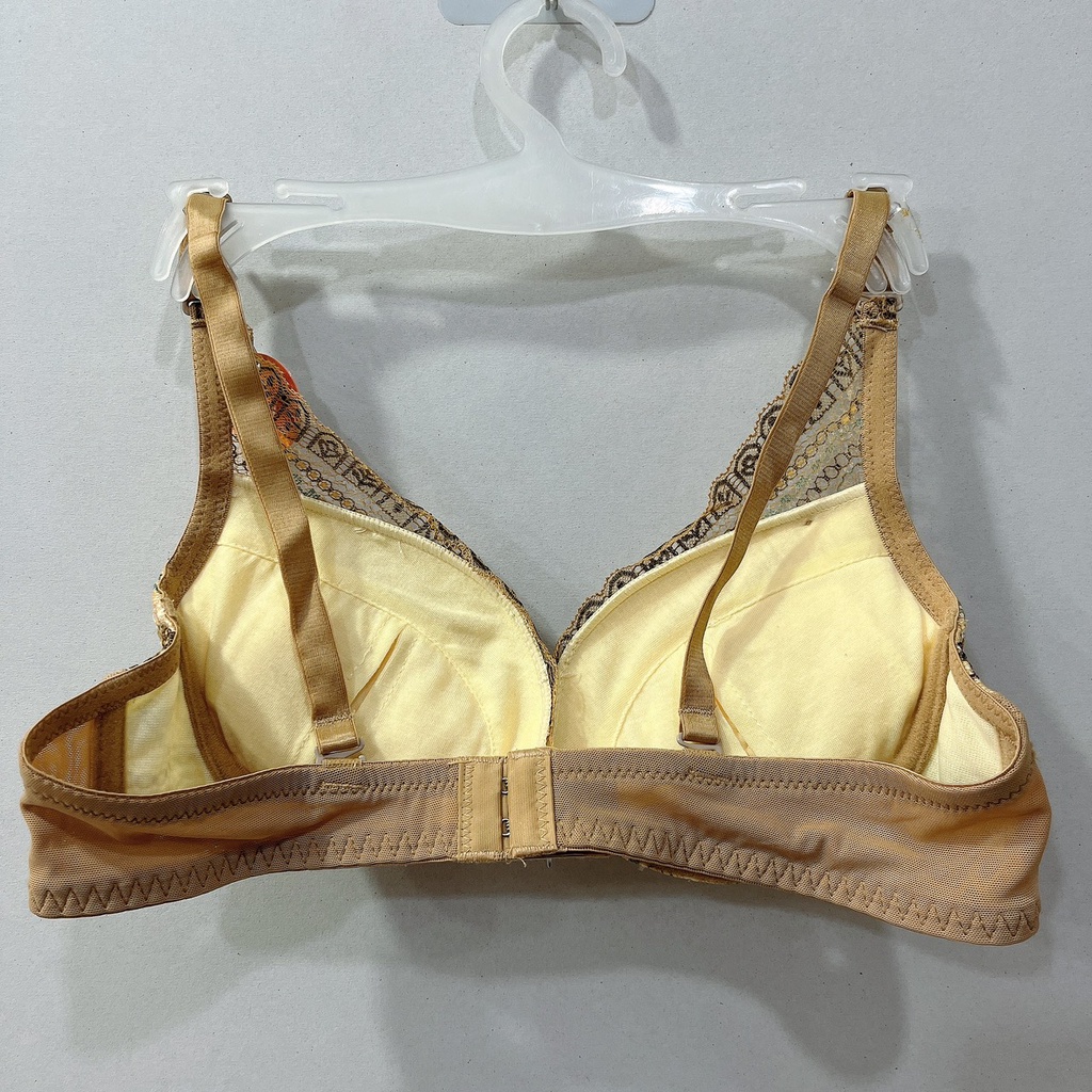 Áo ngực nữ ren nâng ngực chữ V Joy 8006 có gọng mút vừa có thể tháo rời size 34-36-38
