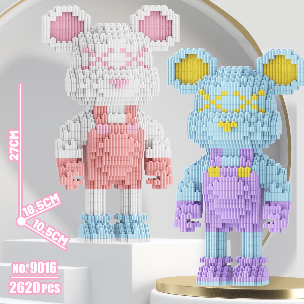 Tandem Bộ Đồ Chơi Lắp Ráp Hình Chú Gấu Bạo Lực Không Gian