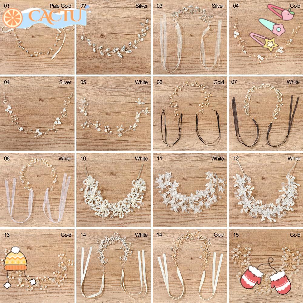 Băng Đô Hoa Cài Tóc Xinh Xắn Cho Cô Dâu