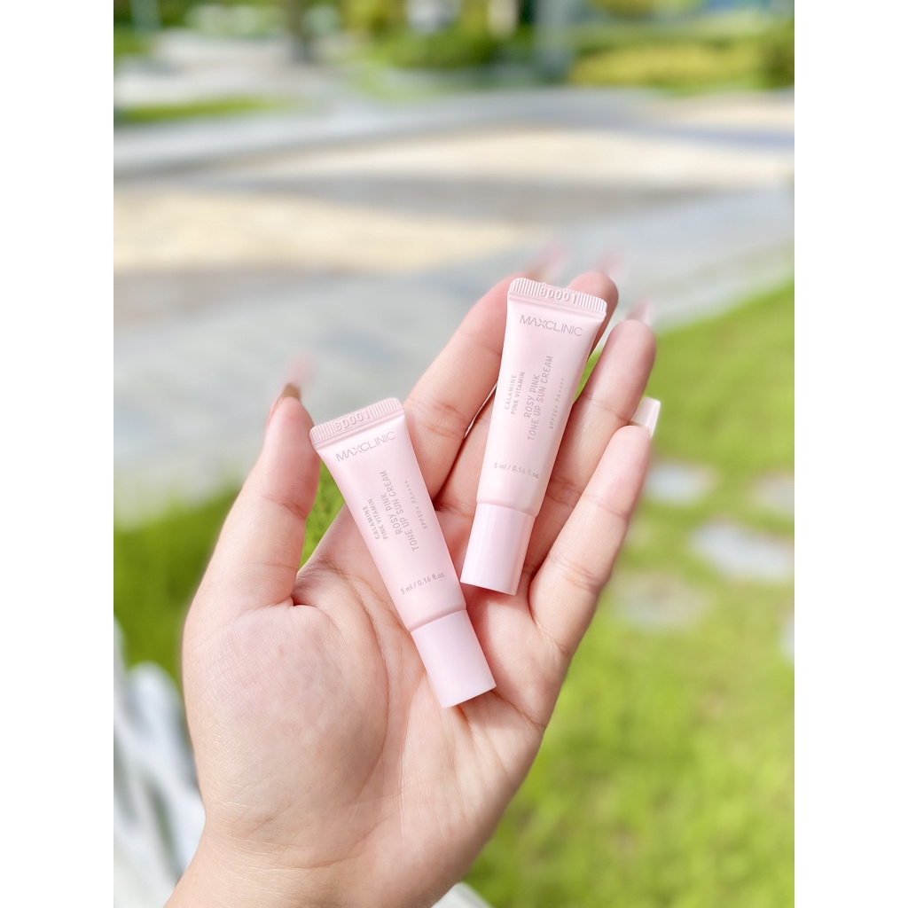Kem Chống Nắng Maxclinic Nâng Tone 5ml  mini size | Xù Korea