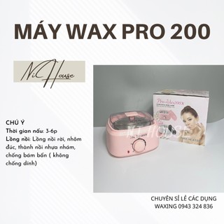 Nồi nấu sáp wax lông chuyên dụng pro 200 - nồi đun sáp wax - máy wax lông -ni house cần thơ