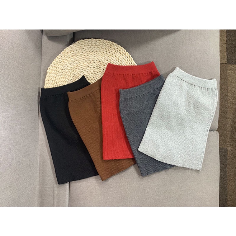 Chân Váy Len Ngắn Phong Cách Hàn Quốc Thời Trang Xuân Thu Xinh Xắn Cho Bé Gái