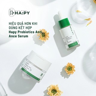 Combo phục hồi cân bằng hệ vi sinh cho da mụn Happy Probiotics Anti Acne