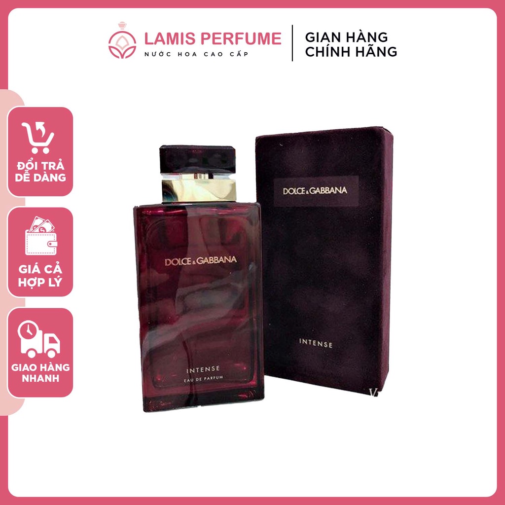Nước hoa Dolce & Gabbana Pour Femme Intense dung tích 100ml hương thơm bền lâu quyến rũ lôi cuốn hấp dẫn