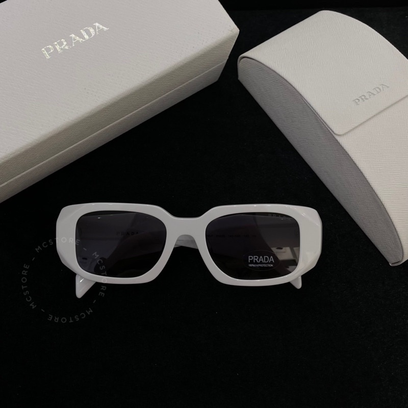 Kính Mát Thời Trang Prada SPR17SW Fullbox bản chuẩn - Màu Trắng