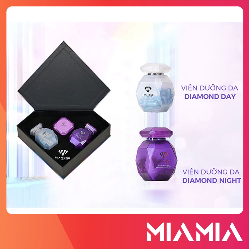 Viên Uống Trắng Da Ngọc Trinh Phiên Bản Mới Diamond White Day & Night GHB Chính Hãng