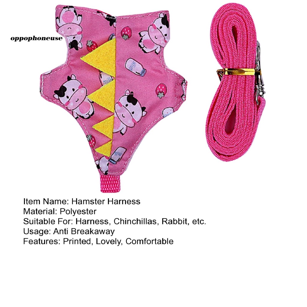 OPPO 1 Bộ Áo Khoác Và Dây Dắt Cho Chuột Hamster