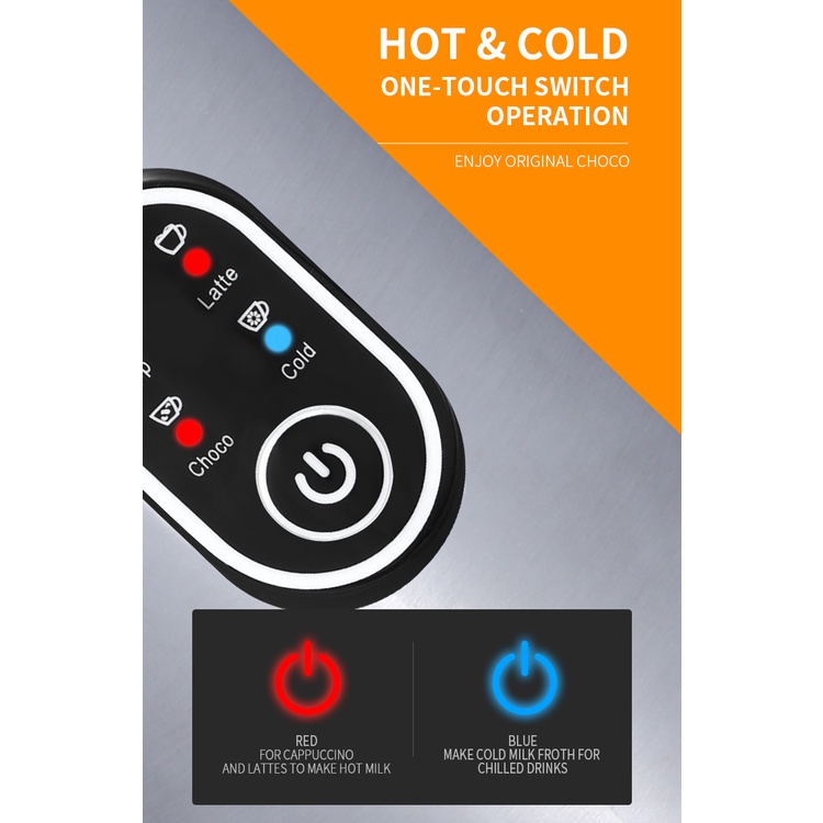 Máy hâm nóng sữa cà phê SADA tự động bằng nhựa tiện lợi