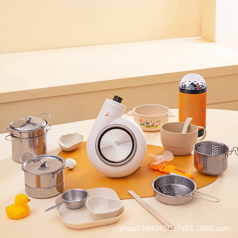 (Hàng Đẹp) Đồ chơi Bếp nấu Mini, đồ chơi giáo dục nấu ăn của trẻ em, các em cùng làm đầu bếp nào