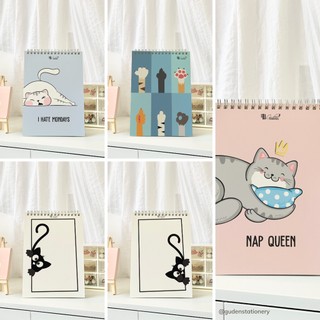 Sổ tay cỡ A5 mèo Basic 120 trang_Guden Stationery