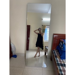 Gương soi toàn thân treo tường, gương đứng có chân dựa, size 50x160cm và 60x170cm guonghoangkim HK5004