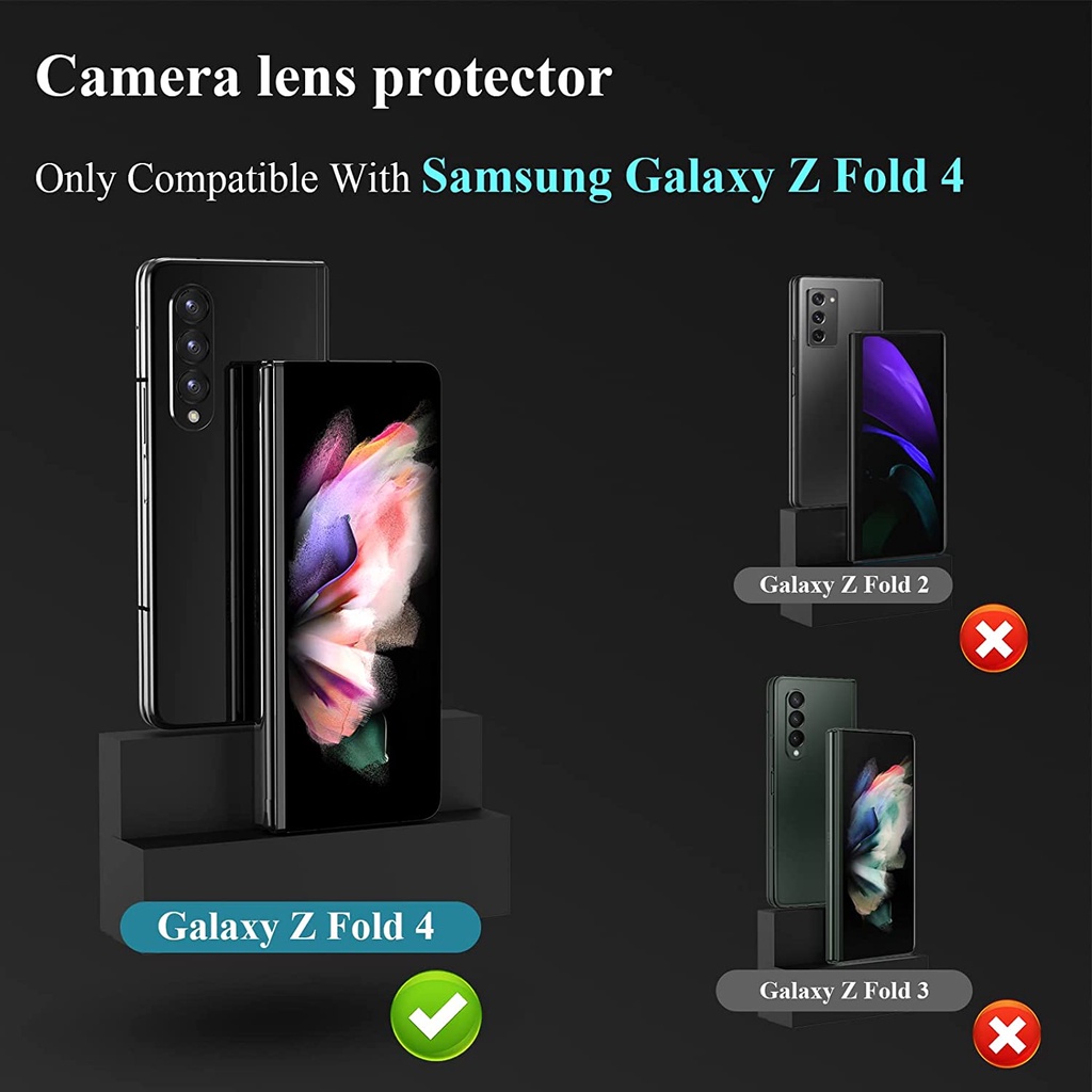 KÍNH CƯỜNG LỰC CAMERA SAMSUNG GALAXY Z FOLD 5 5G - Z FOLD 4 5G KUZOOM AR CHÍNH HÃNG