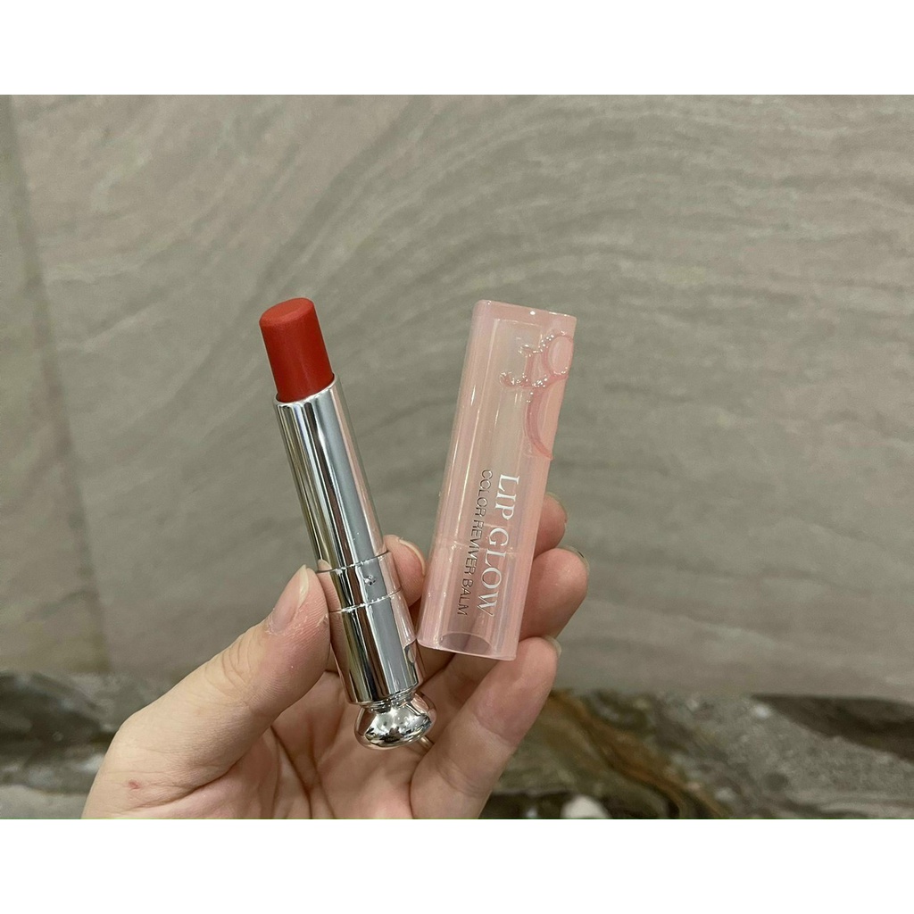 Son Dưỡng Dior 2021 Addict Lip Glow 32g màu 025 đỏ cam date mới toanh