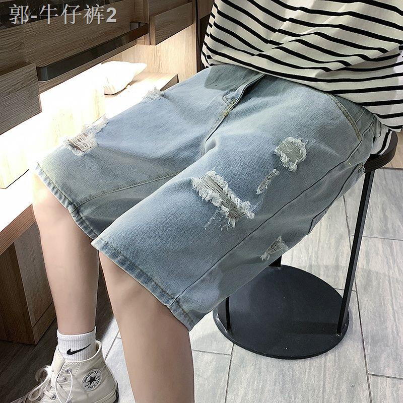 Quần Short Jean Rách Ống Rộng Thời Trang Mùa Hè 2022 Hiệu levis 501