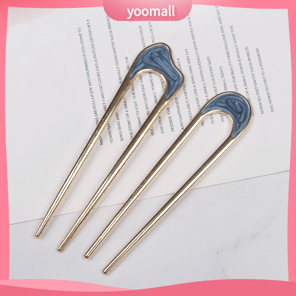 Trâm Cài Tóc Hình Chữ U Thiết Kế Đơn Giản Thời Trang Cho Nữ