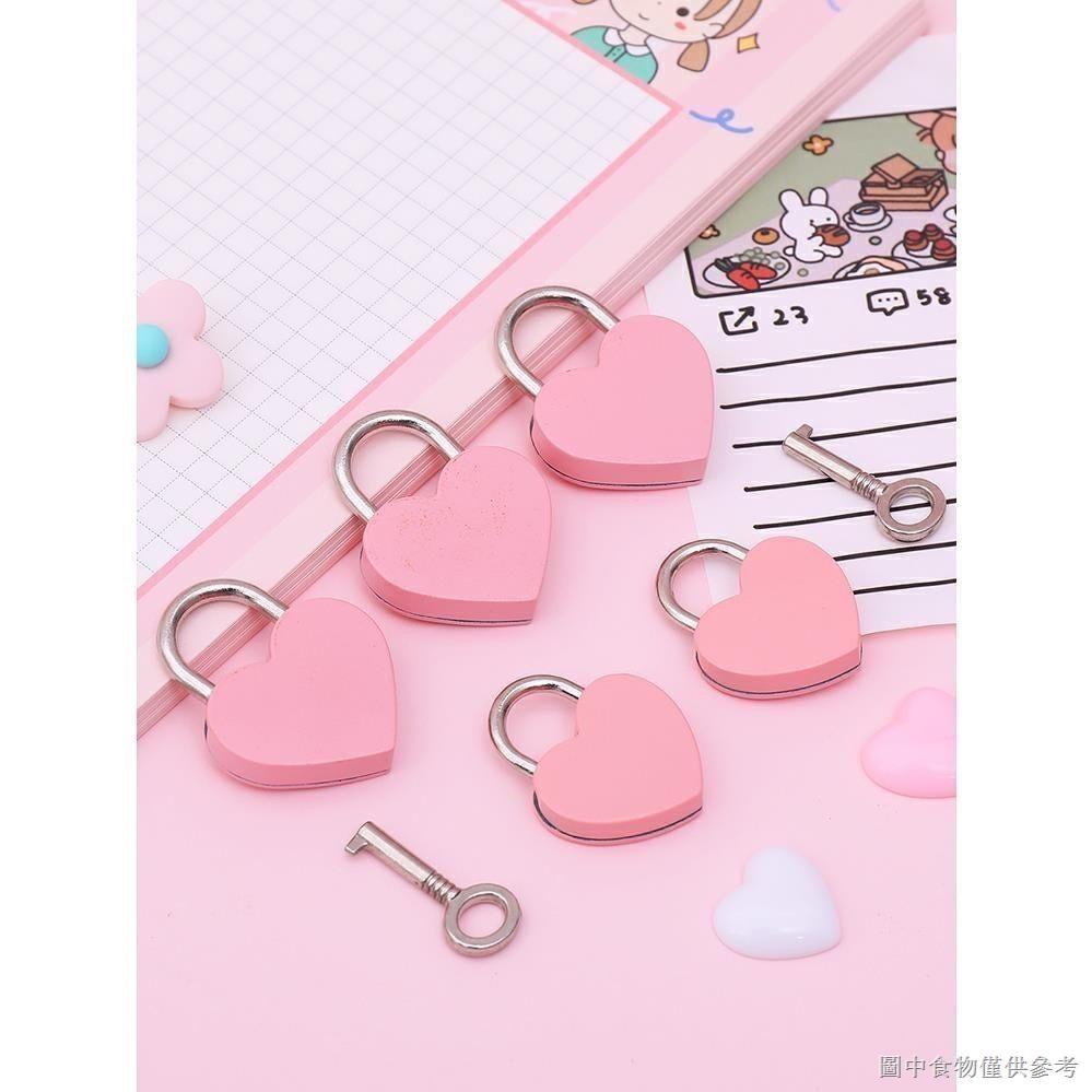 Ổ Khóa Cửa Mini Hình Trái Tim Sáng Tạo Kích Thước Nhỏ Gọn Tiện Dụng Cho Học Sinh / Ký Túc Xá / Tủ Quần Áo