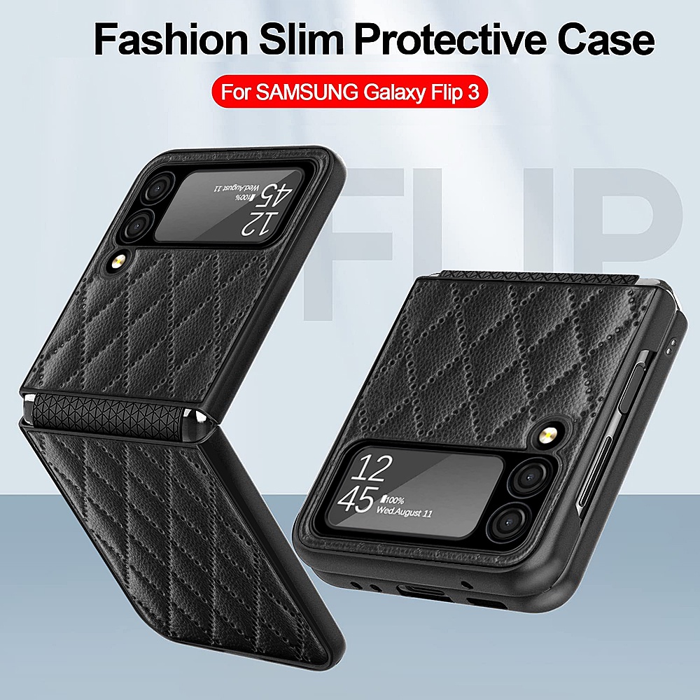 Bao Da Điện Thoại Chống Sốc Sang Trọng Cho samsung galaxy zflip5 z flip 3 z flip 4 5g zflip3 zflip4