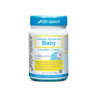 Men Vi Sinh Cho Trẻ Từ 6 Tháng Life Space Baby Probiotic Powder - HÀNG CHÍNH HÃNG