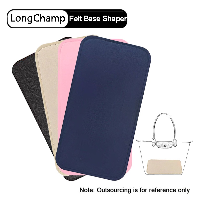 LONGCHAMP Túi Đựng Đồ Trang Điểm Có Tay Cầm Bằng Vải Nỉ Tiện Dụng