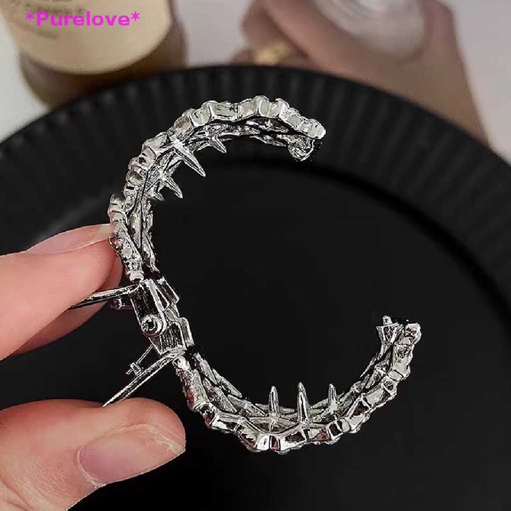 Kẹp Tóc Kim Loại Cố Định Tóc Đuôi Ngựa Cao Cấp Cho Nữ Mới