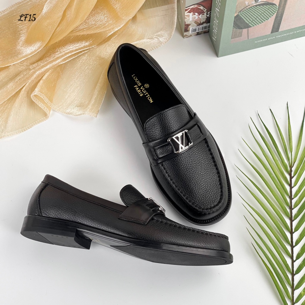 Giày da Loafer nam Louis Vuitton LF15 Da bò cao cấp