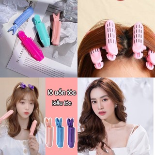 Kẹp uốn phồng chân tóc mái phong cách hàn quốc