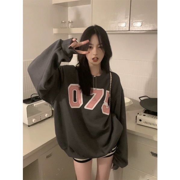 Áo sweater 075 oversize Thu - Đông 2023