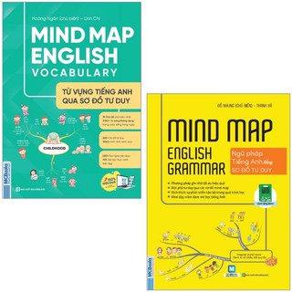 Combo Sách Mindmap English Grammar + Mindmap English Vocabulary