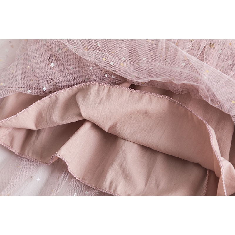 Đầm Múa Ballet Đính Hoa Lấp Lánh Thời Trang Mùa Hè Xinh Xắn Cho Bé Gái 3-8 Tuổi